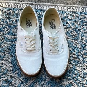 White low top vans
